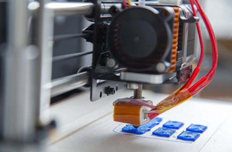 Student using a 3D printer in a Clifton makerspace